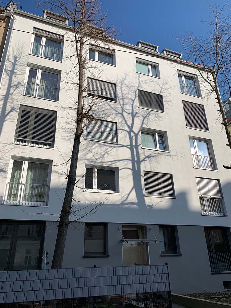 Schmellerstraße 18 in München Neubau eines Boardinghouses mit 9